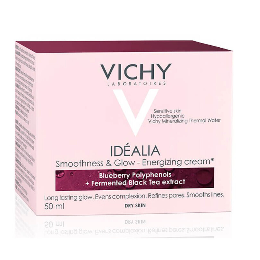 Vichy Idealia, средство, восстанавливающее гладкость и сияние кожи, для сухой кожи, 50 мл: цены и характеристики