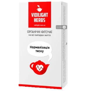 VIDILIGHT HERBS Фиточай Нормализация давления фильтр-пак. 3г №20 