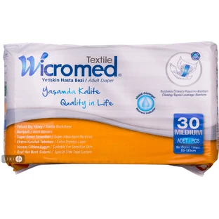 Подгузники для взрослых Wicromed Textile Medium 30 шт