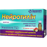 Нейротилін р-н орал. 600 мг/7 мл фл. 7 мл №10