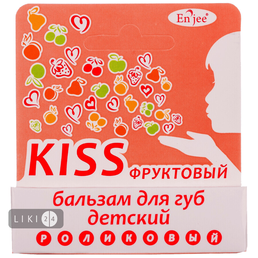 Бальзам для губ Enjee Kiss Фруктовый детский 6 мл: цены и характеристики