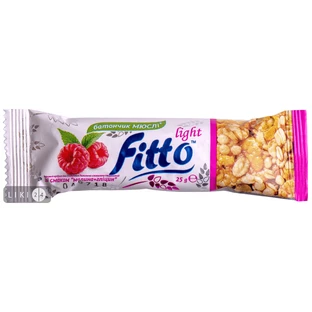 Батончик-мюслі Fitto Light Малина + гліцин 25 г 