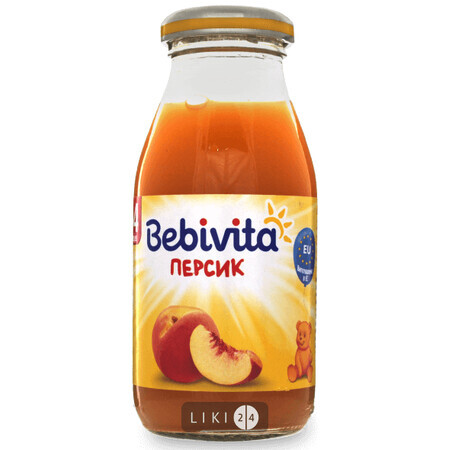 Бебивита 1652 Напиток фруктовый Персик 200мл 