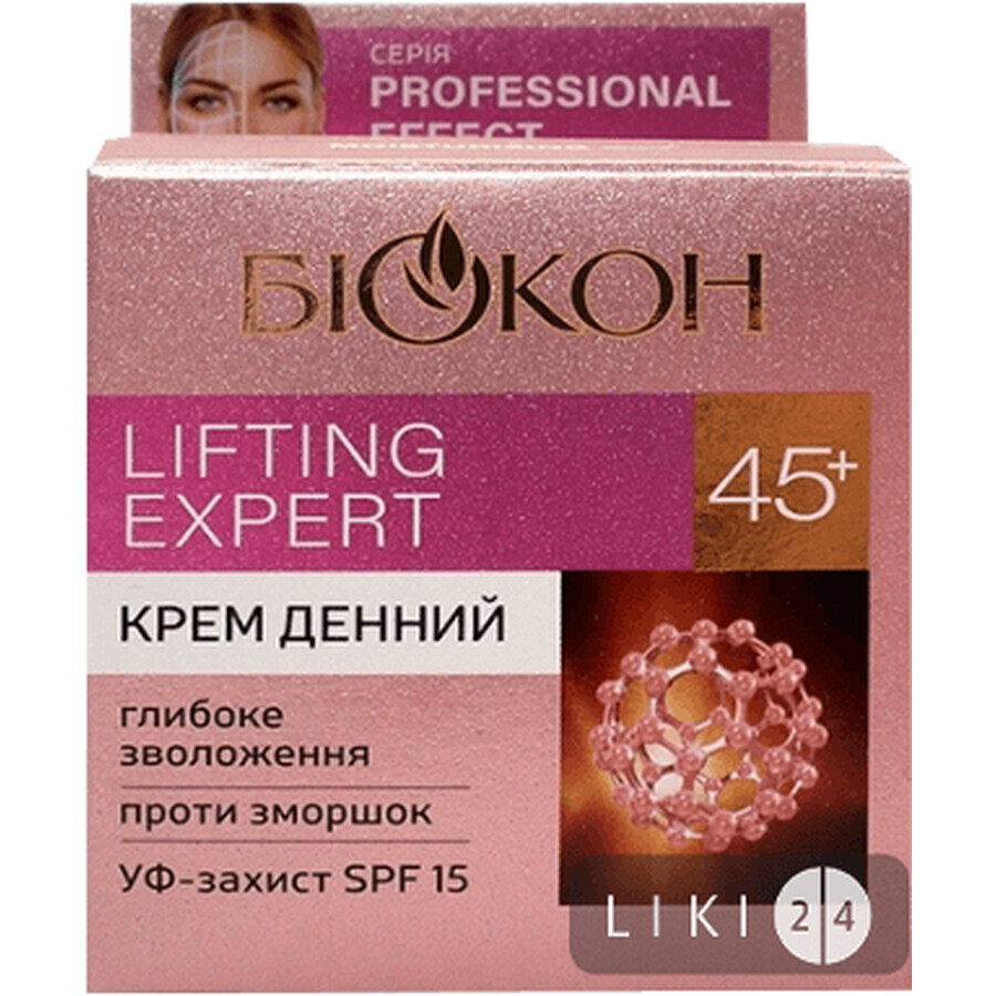 Крем для обличчя Біокон Professional Effect Lifting Expert 45+ Денний, 50 мл: ціни та характеристики