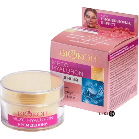 Крем для обличчя Біокон Professional Effect Mezo Hyaluron 35+ Денний, 50 мл: ціни та характеристики
