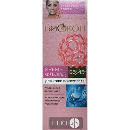 Крем-флюїд для шкіри навколо очей Біокон Professional Effect 35+/45+ 25 мл: ціни та характеристики