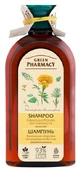 Шампунь Green Pharmacy Календула лікарська і розмаринова олія для жирного волосся, 350 мл