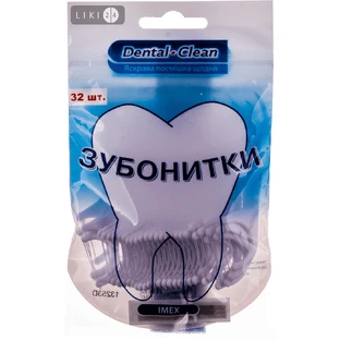 Зубна нитка Dental Clean Зубонитки, 32 шт.