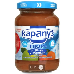 Пюре Карапуз Яблуко і абрикос, 200 г
