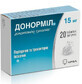 Донорміл табл. шип. 15 мг туба №20