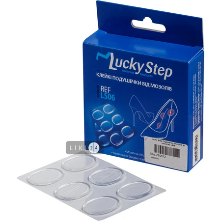 Наклейки подушечки від мозолів LUCKY STEP LS06 : ціни та характеристики