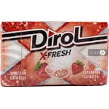 Резинка жеват. DIROL X-FRESH Клубничная свежесть 18г 