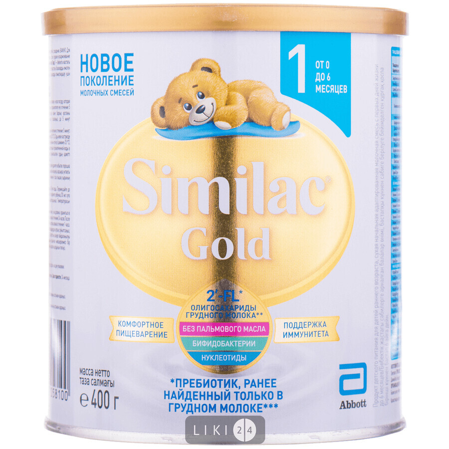 Сухая молочная смесь Similac Gold 1 400 г: цены и характеристики