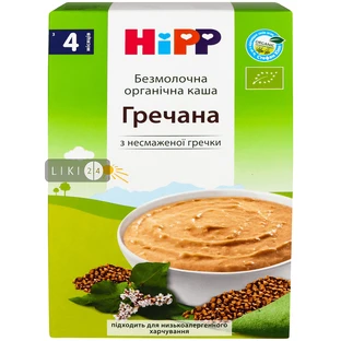 Дитяча каша Hipp гречана органічна безмолочна з 4 місяців, 200 г