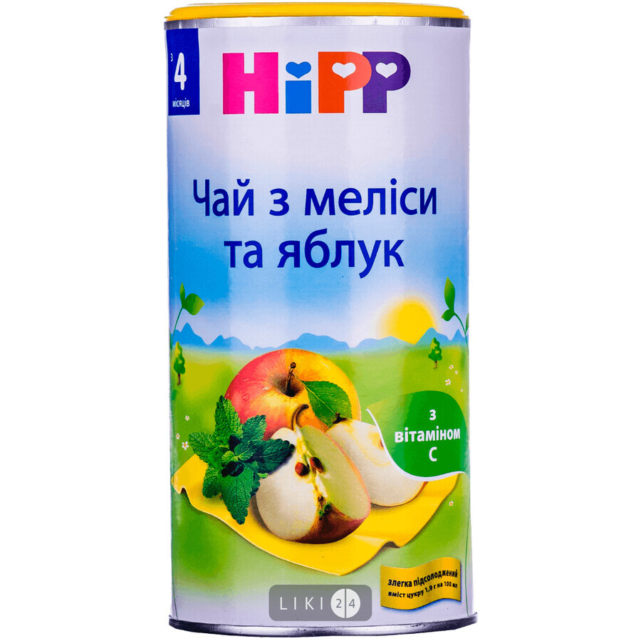 ХиПП 3805 Чай из мелиссы и яблок с 4 мес. 200г : цены и характеристики