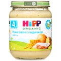 Органическое пюре HiPP Нежные овощи с индейкой, 125 г, с 4 месяцев