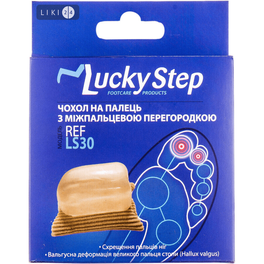 Чехол на палец Lucky Step LS30 с межпальцевой перегородкой : цены и характеристики