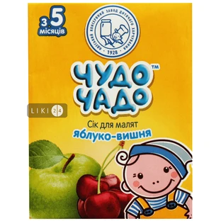 Сік ЧУДО-ЧАДО яблучно-вишневий 200 мл 