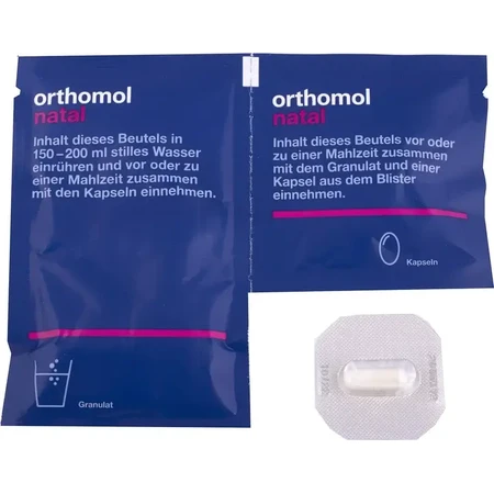 Orthomol Natal витамины для беременных гранулы 30 дней: цены и характеристики
