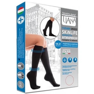 Гольфы антиварикозные UNISEX SKINLIFE 140 Den (18-21 mmgh) черные, Тип 955, p. 3