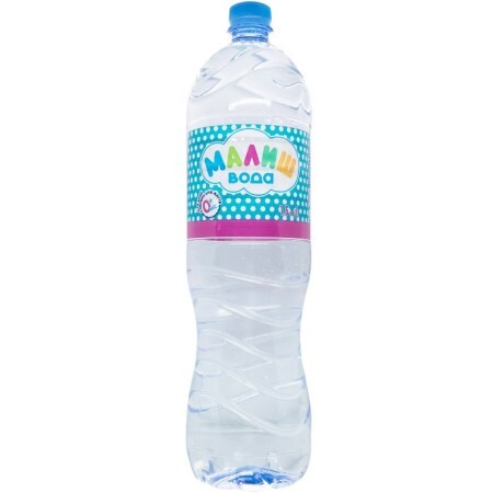 Вода бутильована Малиш для приготування дитячого харчування та пиття, 1,5 л