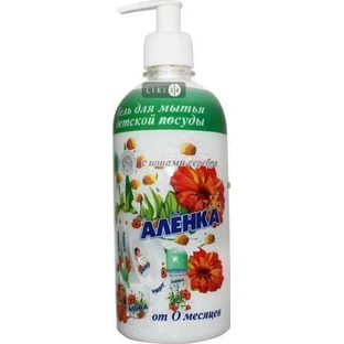 Гель Аленка для мытья детской посуды (с ионами серебра) 500г