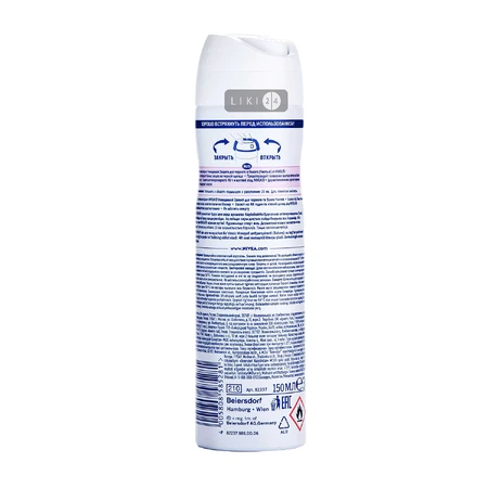 Антиперспирант-спрей Nivea Invisible Clear Невидимая Защита для женщин 150 мл: цены и характеристики