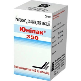 Юнипак р-р д/ин. 350 мг/мл фл. 50 мл