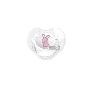 Пустушка силіконова Canpol Babies Transporent кругла 18+ міс 22/517