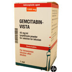 Гемцитабин-виста пор. лиофил. д/р-ра д/инф. 1000 мг фл.: цены и характеристики