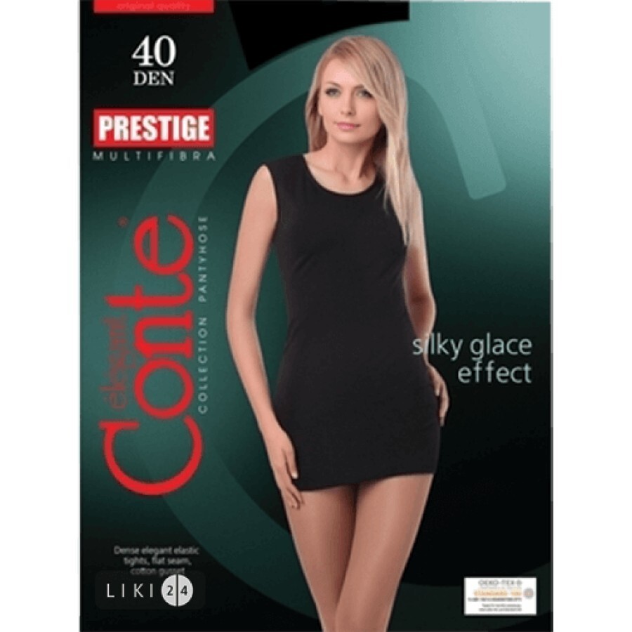 Колготы Conte Prestige 40 Den 3 размер Nero: цены и характеристики