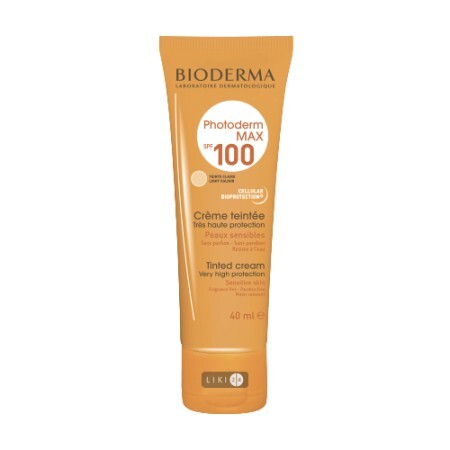 Тональный солнцезащитный крем Bioderma Photoderm Max SPF 100 Tinted Cream Golden Colour 40 мл