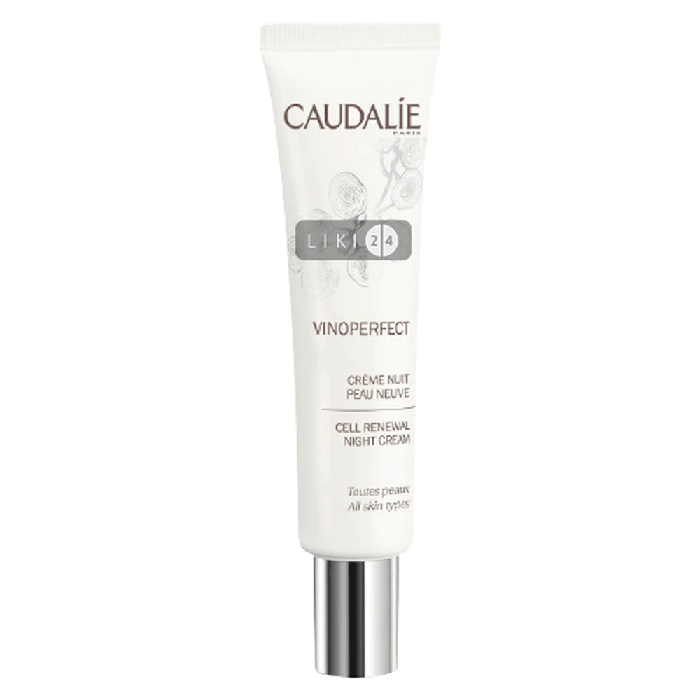 Крем для обличчя Caudalie Vinoperfect Оновлення шкіри нічний для всіх типів шкіри 40 мл: ціни та характеристики