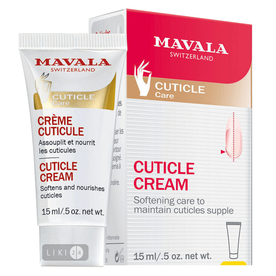 Крем Mavala Cuticle Cream для пом'якшення кутикули 15 мл: ціни та характеристики