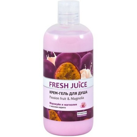 Крем-гель Fresh Juice Passion fruit & Magnolia для душа,  500 мл