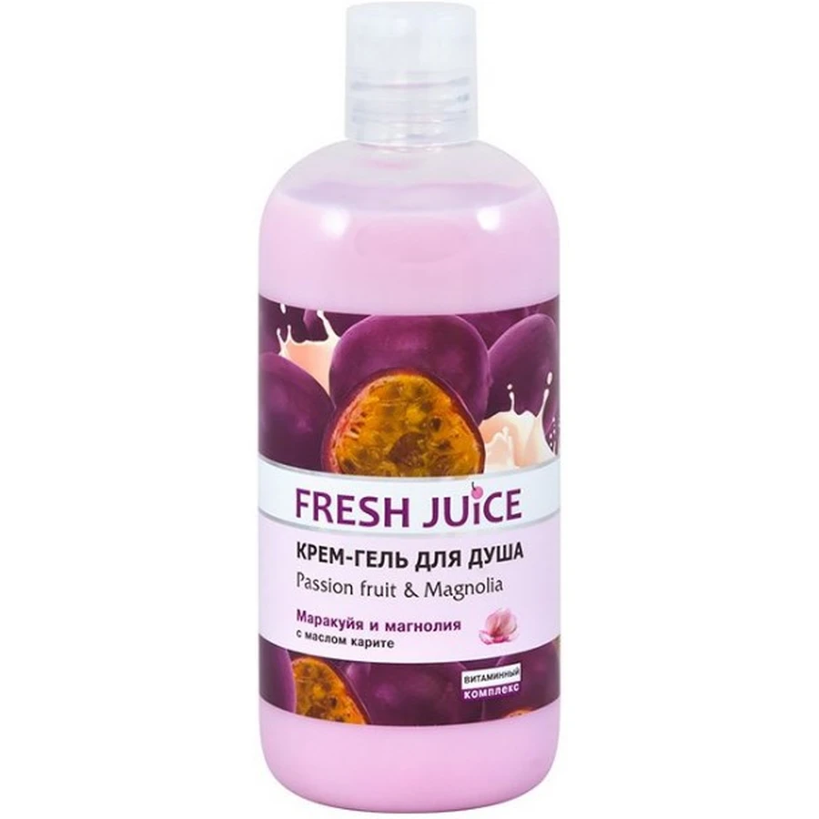 Крем-гель Fresh Juice Passion fruit & Magnolia для душу, 500 мл: ціни та характеристики