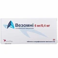 Везомни табл. с модиф. высвоб. 6 мг + 0,4 мг блистер в пачке №30