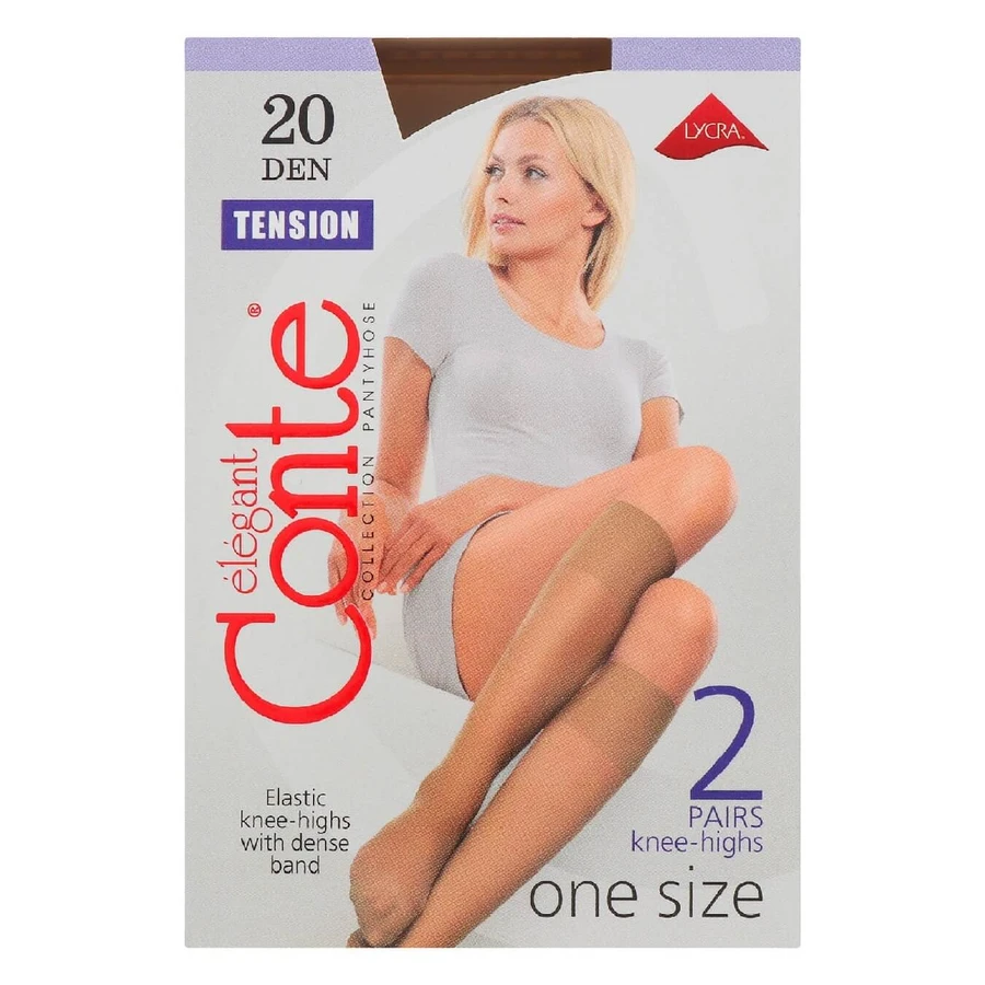 Гольфы Конте TENSION 20 (2 пары) р.23-25, Shade: цены и характеристики