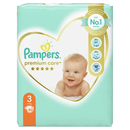 Подгузники Pampers Premium Care Midi 6-10 кг 80 шт: цены и характеристики