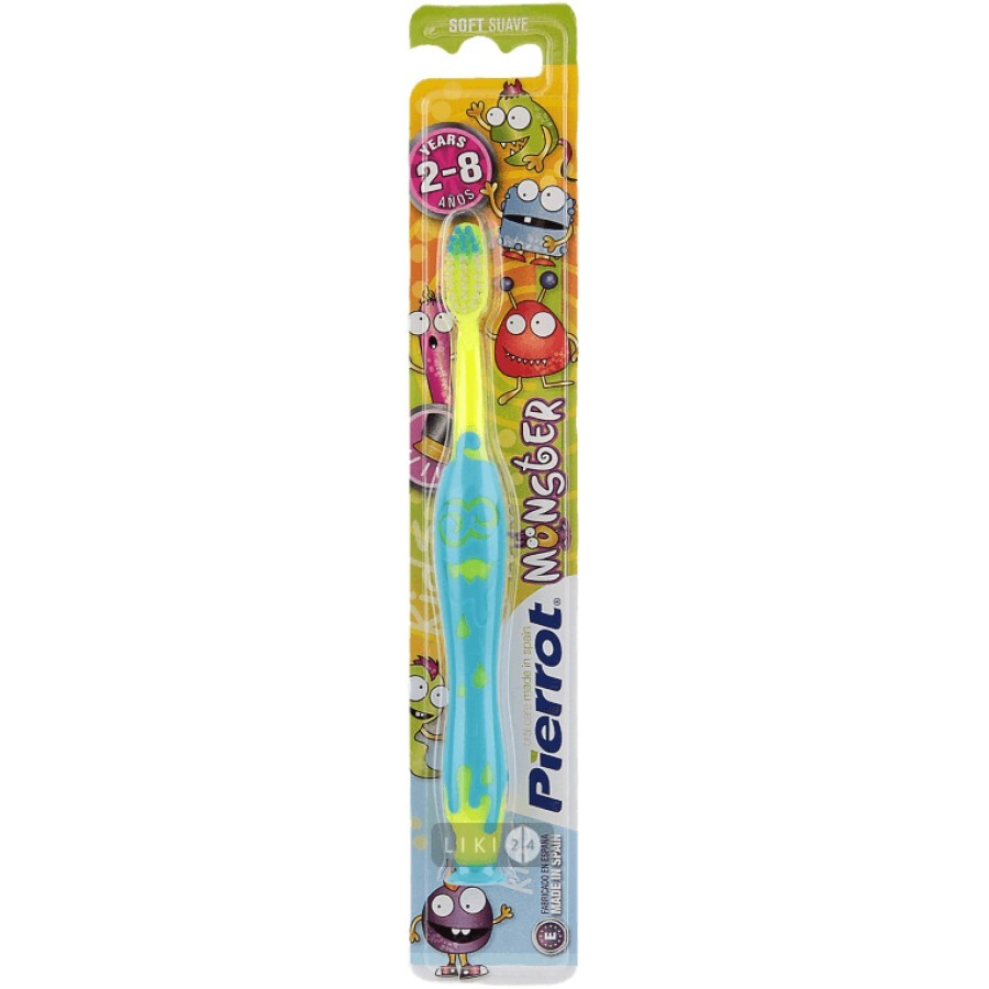 Зубна щітка Pierrot Kids Monster Toothbrush Монстр Дитяча: ціни та характеристики
