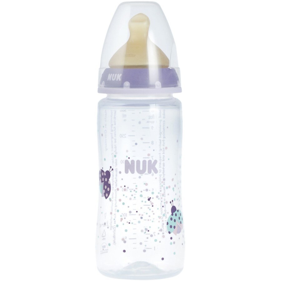 Бутылочка NUK FirstChoice Первый выбор с силиконовой соской размер 1, 300 мл: цены и характеристики