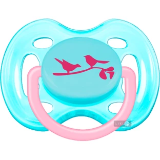 Пустушка Philips Avent КрТрумен для дівчаток від 0 до 6 міс 2 шт