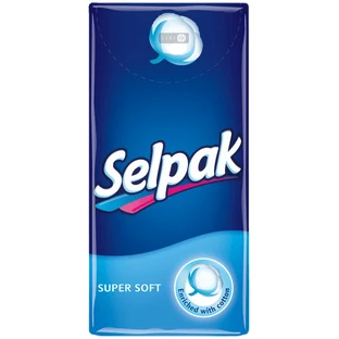 Хусточки носові Selpak Стандарт бумажні 10 шт