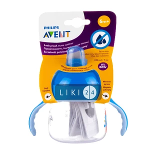 Поїльник Philips AVENT з трубочкою 200 мл 9 міс+ Синій