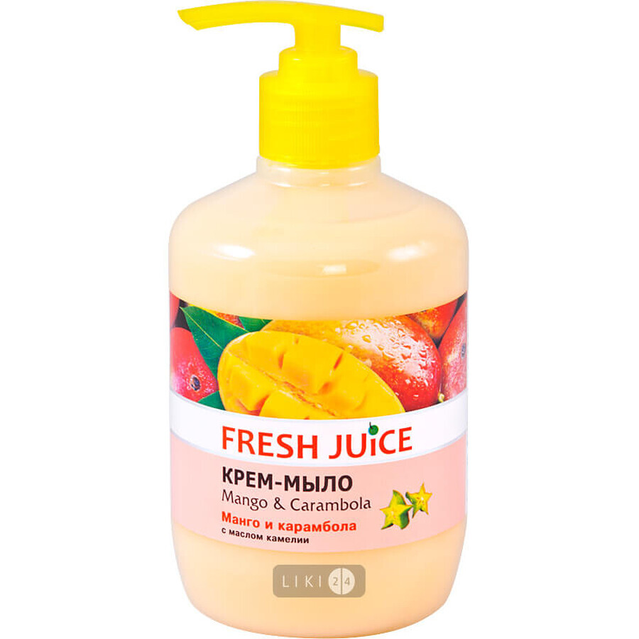 Крем-мыло Fresh Juice Mango & Carambola, 460 мл: цены и характеристики