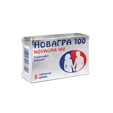 Новагра 100 табл. п/плен. оболочкой 100 мг №8