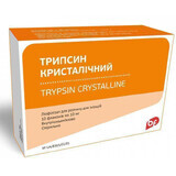 Трипсин кристалічний ліофіл. д/р-ну д/ін. 10 мг амп., в пачці №10