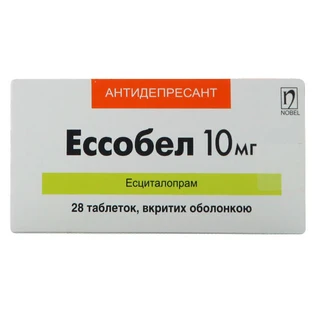 Эссобел табл. п/о 10 мг блистер №28