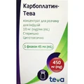 Карбоплатин-тева конц. д/р-ну д/інф. 10 мг/мл фл. 45 мл