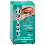 Офталь крап. очні, р-н 0,5 мг/мл фл. 10 мл, з кришкою-крапельницею: ціни та характеристики